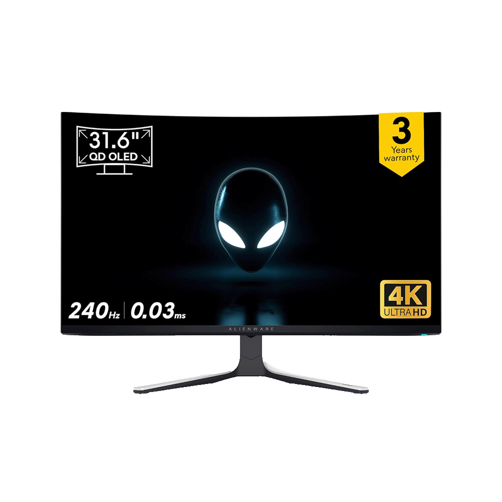 Alienware AW3225QF 32-inch 4K 240Hz QD-OLED Curved Gaming Monitor