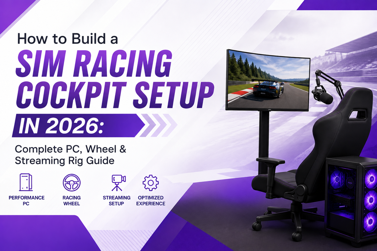 How to Build a Sim Racing Cockpit Setup in 2026: Complete PC, Wheel & Streaming Rig Guide