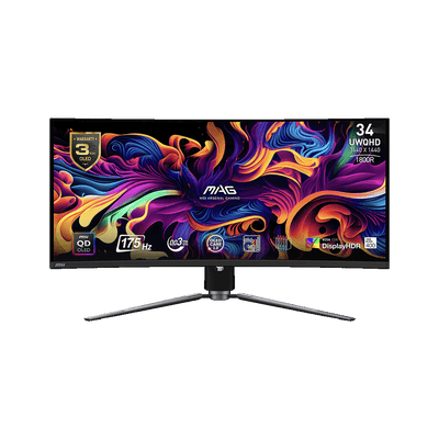 MSI MAG341CQP QD-OLED – 34” 2K Ultrawide Curved