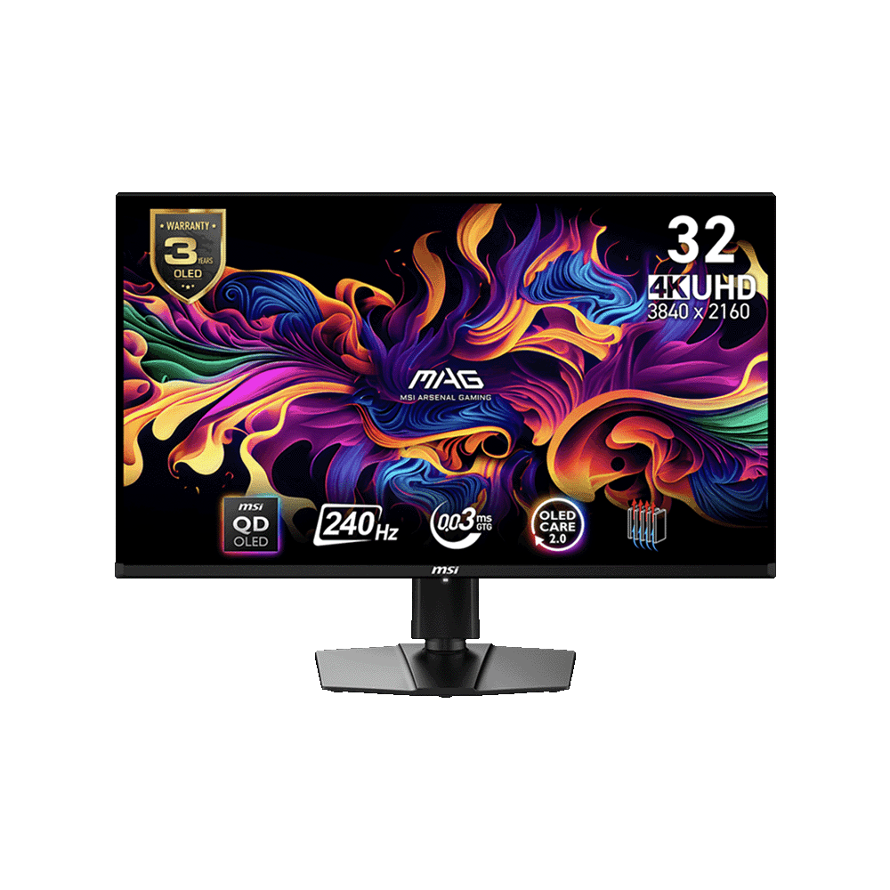MSI MAG321UPX QD-OLED – 32” 4K