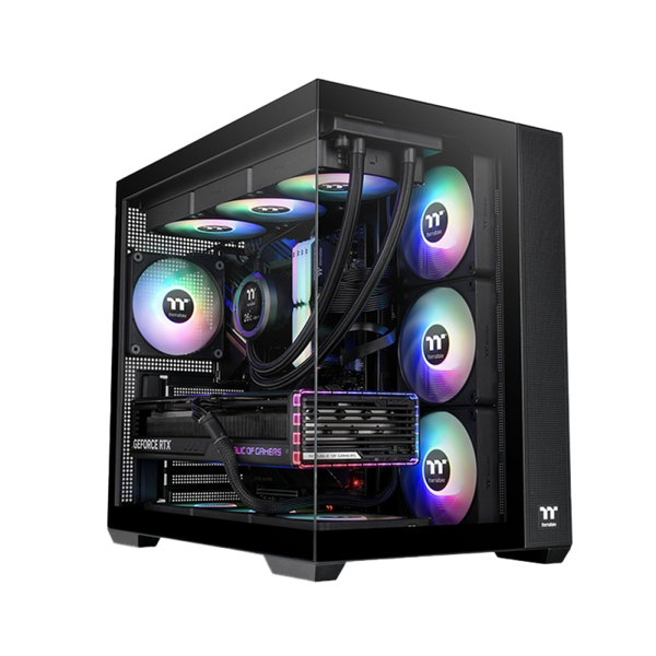 Thermaltake View 380XL TG Black with 4 ARGB Fans