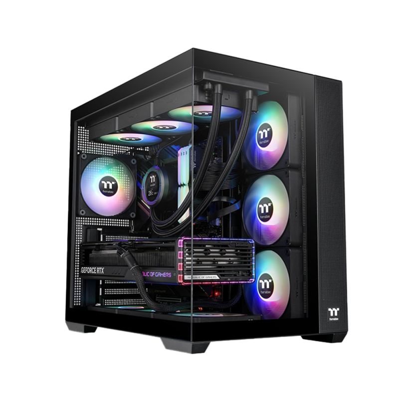 Thermaltake View 380XL TG Black with 4 ARGB Fans