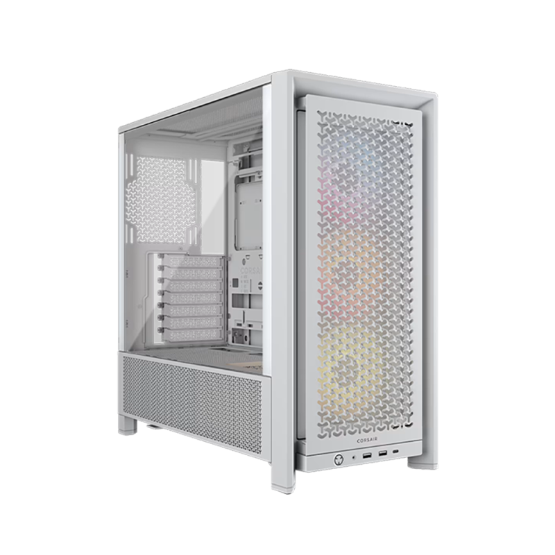 Corsair Frame 4000D RS with 3 ARGB Fans White
