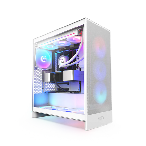 NZXT H7 FLOW RGB WHITE
