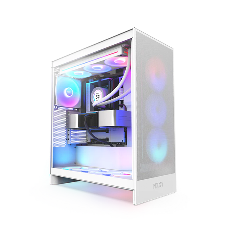 NZXT H7 FLOW RGB WHITE