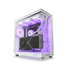 NZXT H6 Flow White with RGB Fans View 1