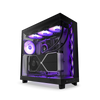 NZXT H6 Flow Black with 3 RGB Fans View 1