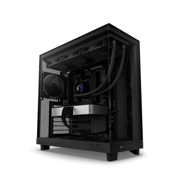 NZXT H6 Flow Black with 3 Non RGB Fans