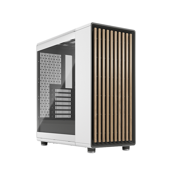 Fractal Design North Chalk White TG Clear