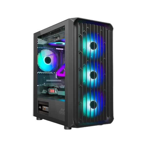 Ant Esports 205 Air with 4 ARGB Fans Black