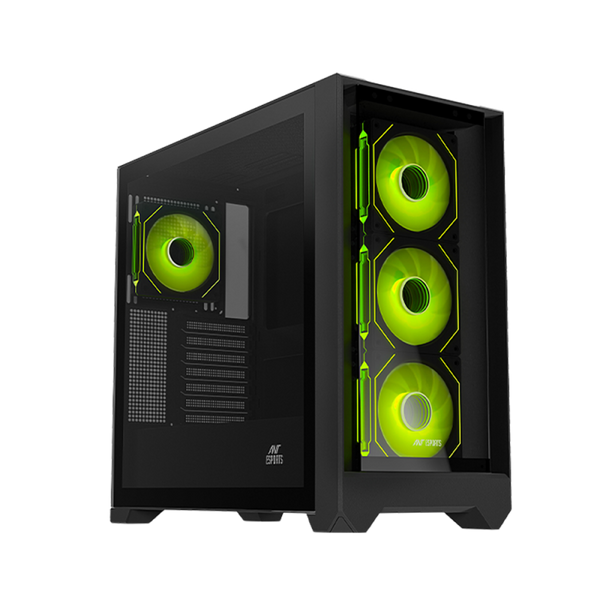 ANT ESPORTS 621 C3 ATX Mid Tower Cabinet (Black)