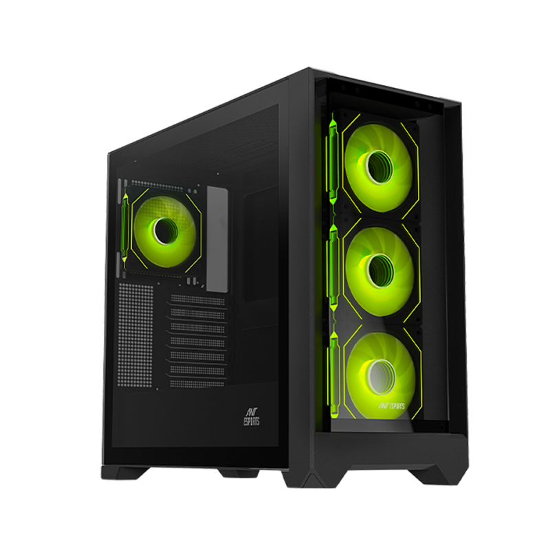 ANT ESPORTS 621 C3 ATX Mid Tower Cabinet (Black)