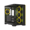 Ant Esports Crystal ARC With 4 Fans Black View 1