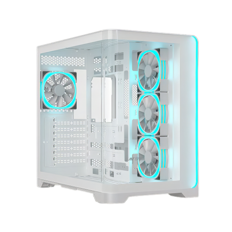 Ant Esports Crystal ARC With 4 Fans White