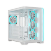 Ant Esports Crystal ARC With 4 Fans White View 1
