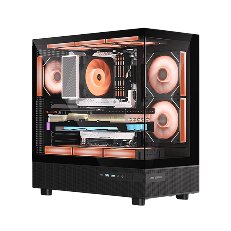 Ant Esports Crystal X6 ATX Mid Tower Black