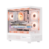 Ant Esports Crystal X6 ATX Mid Tower White View 1