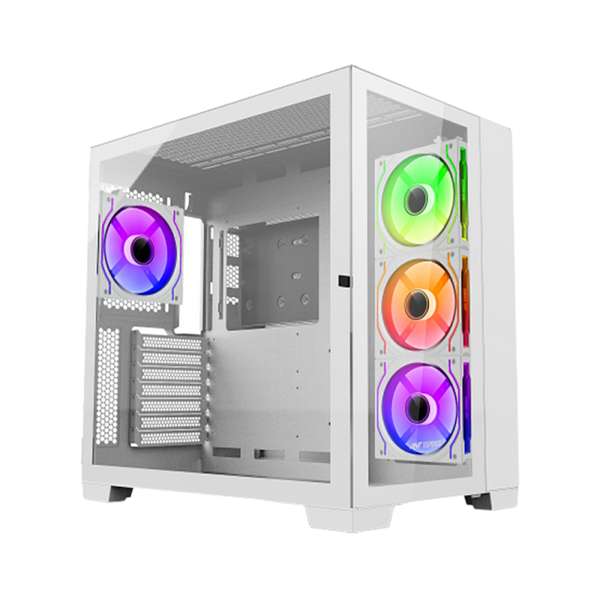 Ant Esports Crystal XL With 4 Fans White