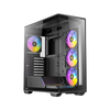 C 3 Black with 4 ARGB Fans View 1