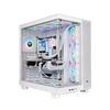 Thermaltake View 380XL TG White with 4 ARGB Fans View 1