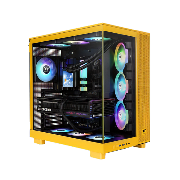 Thermaltake View 380XL TG Bumblebee with 4 ARGB Fans