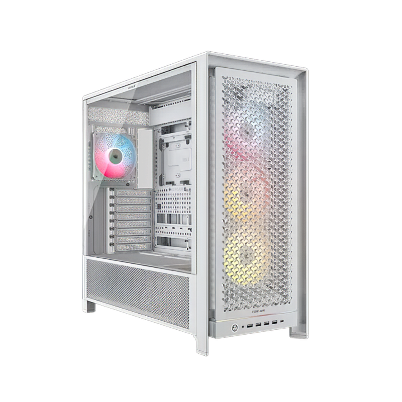 Corsair Frame 5000D RS with 4 ARGB Fans White