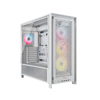 Corsair Frame 5000D RS with 4 ARGB Fans White View 1