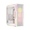 Corsair iCUE LINK 5000T LX White Tempered Glass with 3 ARGB Fans View 1