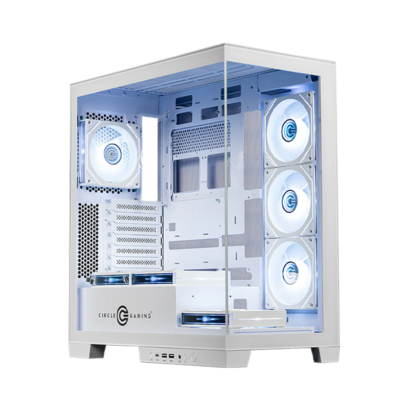 DEFENDER ZX7 WHITE WITH 7 ARGB FANS