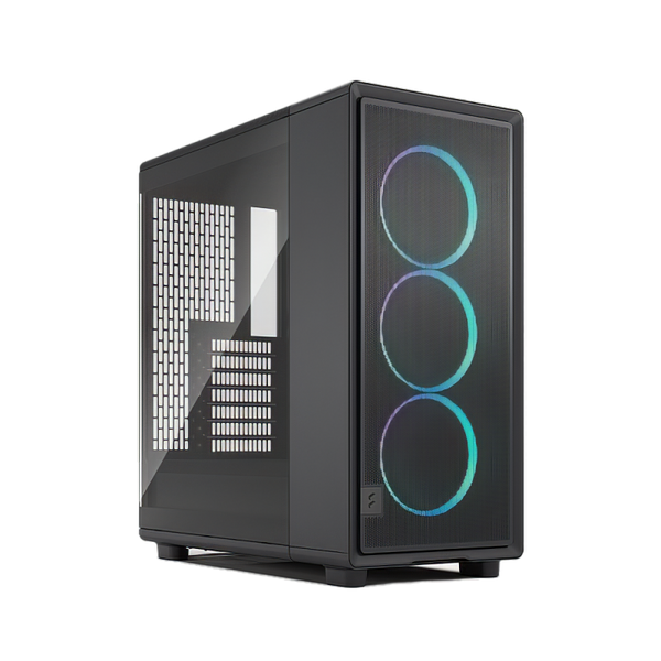 Fractal Design Epoch White TG with 3 rgb fans