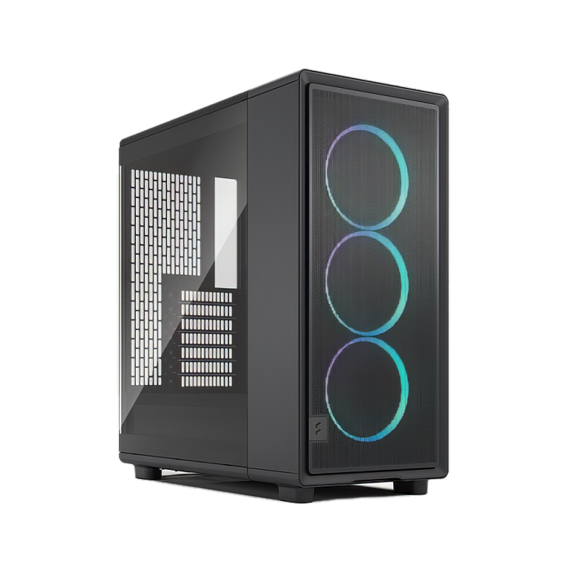 Fractal Design Epoch White TG with 3 rgb fans