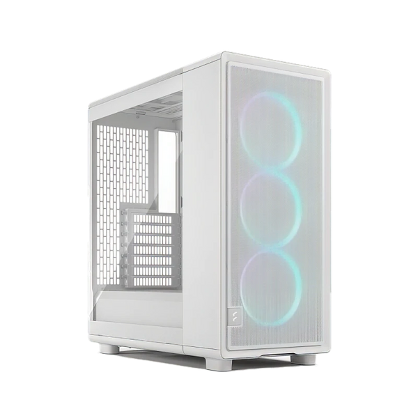 Fractal Design Epoch white TG with 3 rgb fans