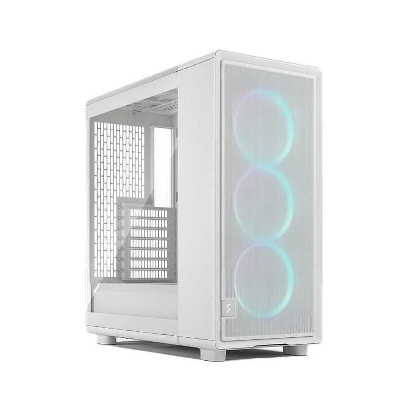 Fractal Design Epoch white TG with 3 rgb fans