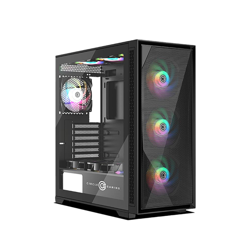 FURIOUS 360 MESH BLACK WITH 4 ARGB FANS