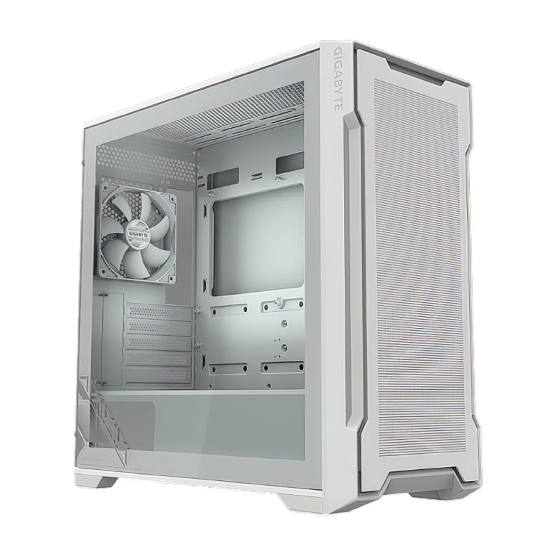 GIGABYTE C102 GLASS with 4 PWM Fans White