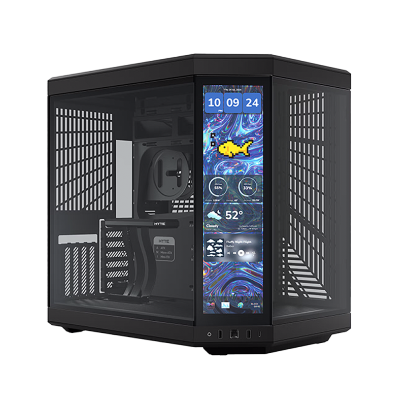 Hyte Y70 (E-ATX) Infinite Touch Cabinet (Black)