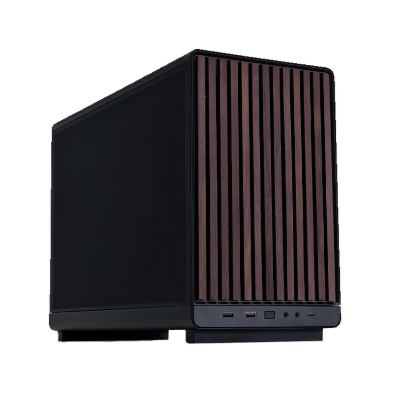 Lian Li A3-mATX Cabinet - Black (Wood Edition)