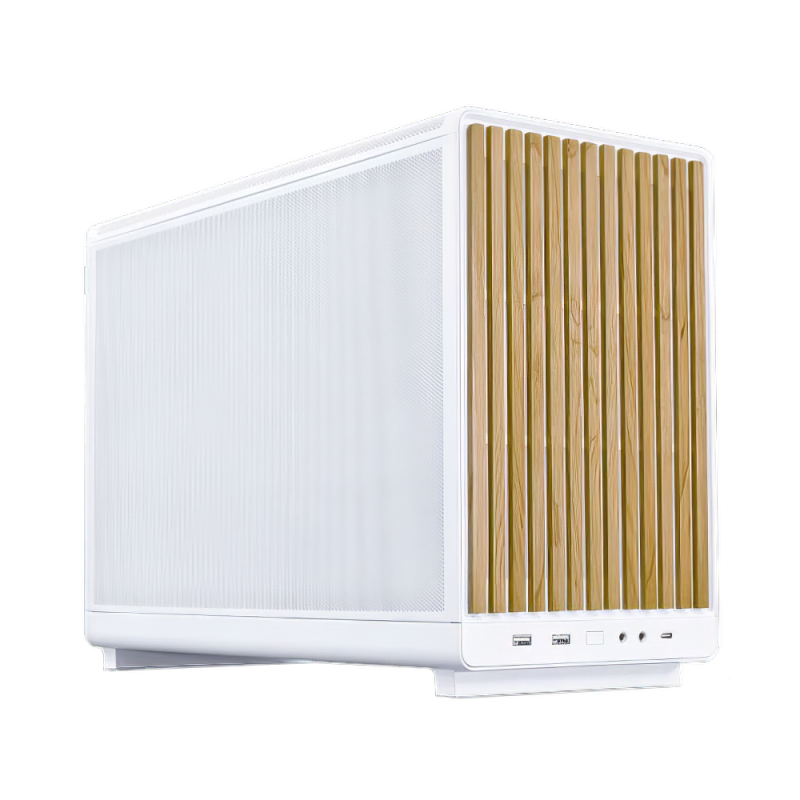 Lian Li A3-mATX Cabinet - White (Wood Edition)