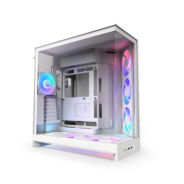 NZXT H 9 Flow RGB Plus 2025 Edition White