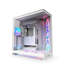NZXT H 9 Flow RGB Plus 2025 Edition White View 1