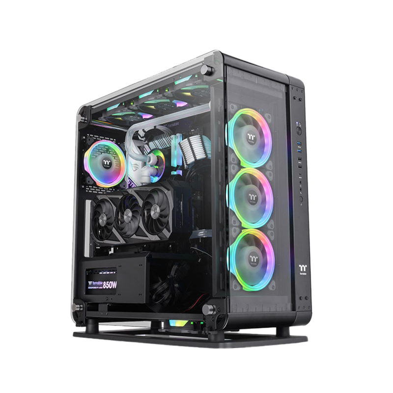 Thermaltake Core P6 Tempered Glass Mid Tower Black