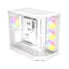 Hyte Y50 (E-ATX) Mid Tower Cabinet Snow White with 4 ARGB Fans View 1