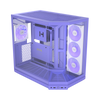 Hyte Y50 (E-ATX) Mid Tower Cabinet Taro Milk with 4 ARGB Fans View 1