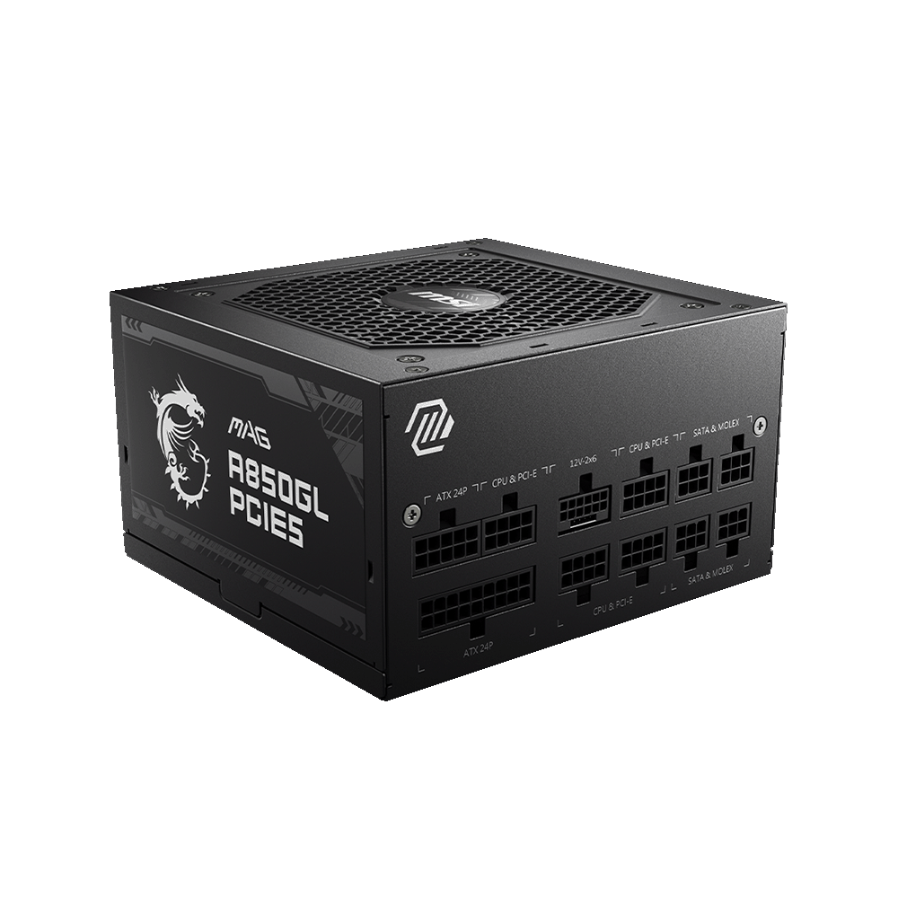 MAG A850GL 850 watts 80 Plus Gold PCIE5 Fully Modular
