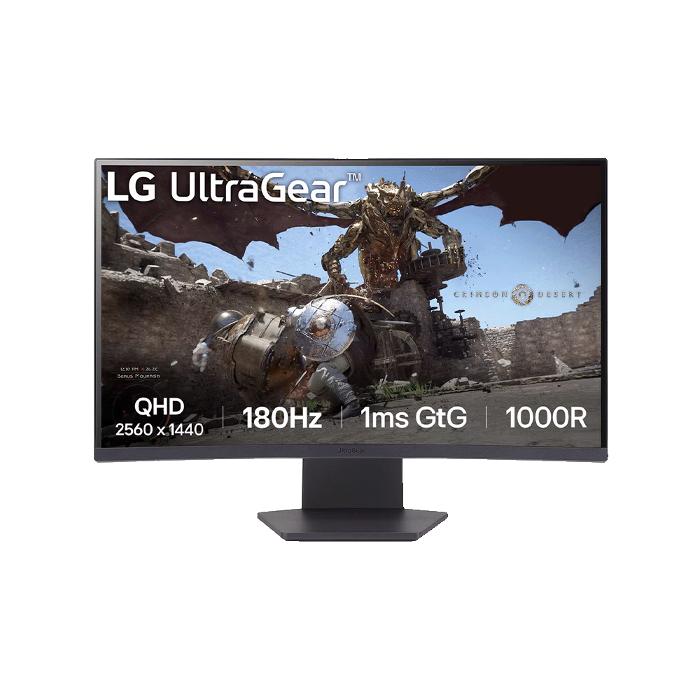 LG 27GS60QC – 27″ QHD Curved VA Gaming Monitor