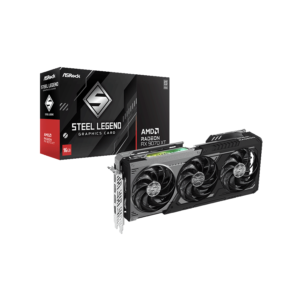 RX 9070XT Steel Legend Dark Triple Fan