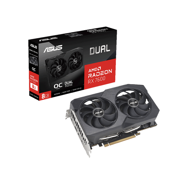 Dual Radeon™ RX 7600 V2 OC Edition 8GB GDDR6