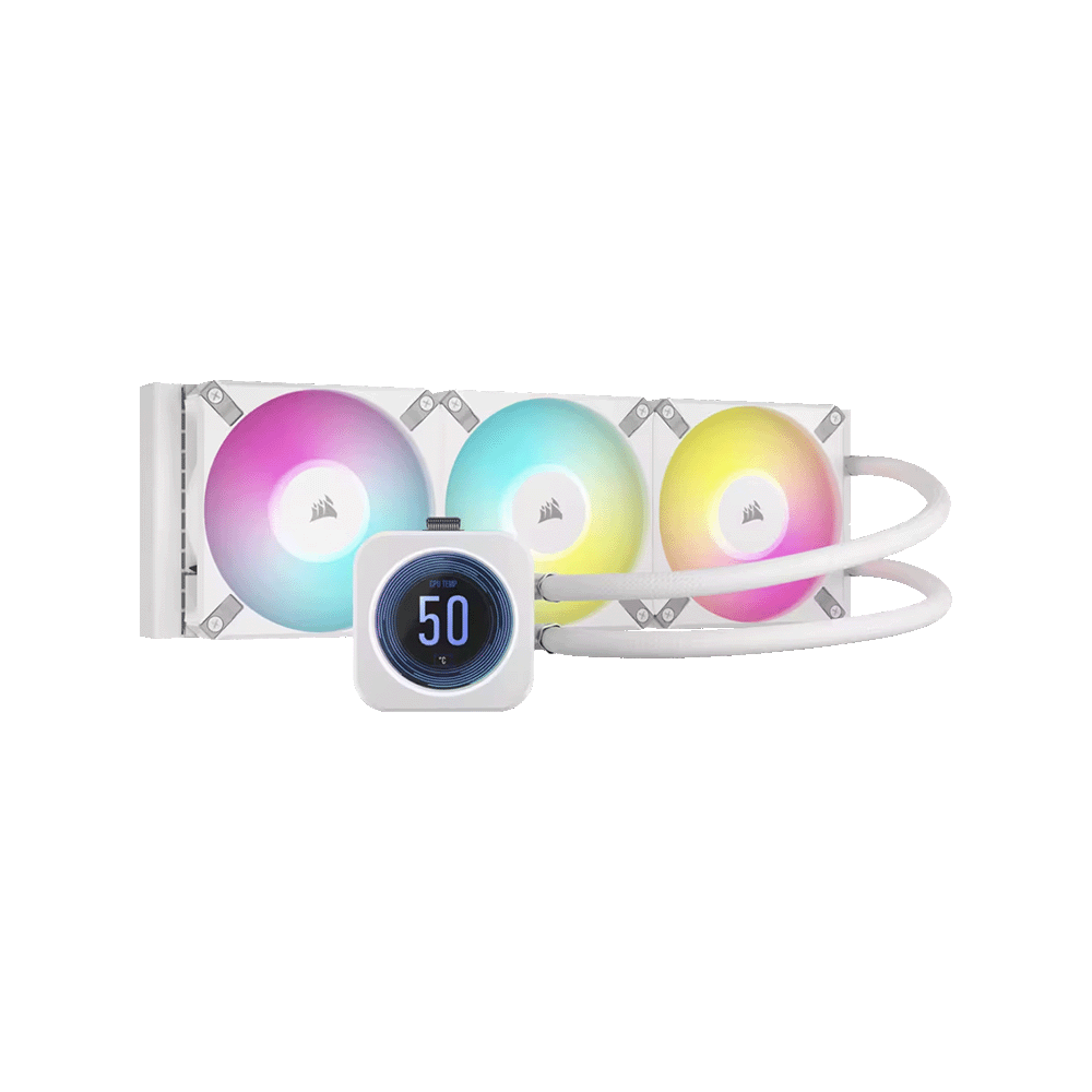 iCUE H150i ELITE XT  WITH LCD DISPLAY WHITE