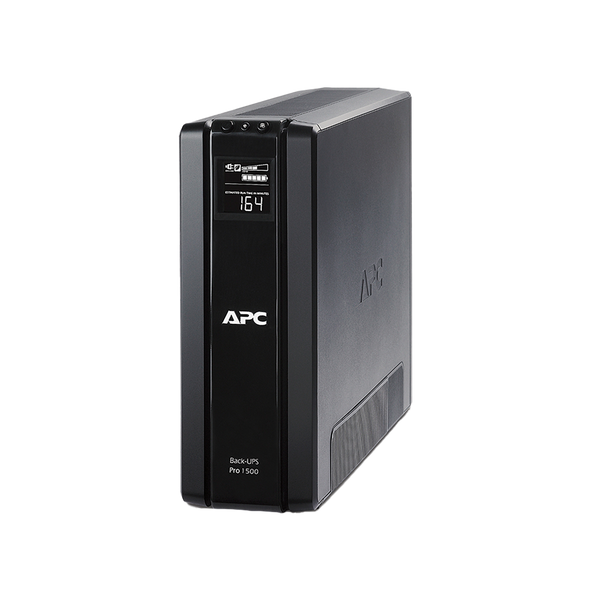 APC Back-UPS Pro BR1500G-IN – 1500VA/865W Tower UPS with AVR, LCD Display, and User-Replaceable Battery