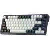 Redragon UCAL PRO K673 Pro 75% 81-Key Tri-Mode Mechanical Gaming Keyboard – White & Black, Linear Red Switch View 1